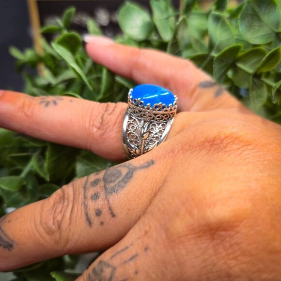 💍Persian Turquoise sz 7 - Picture 5 of 5